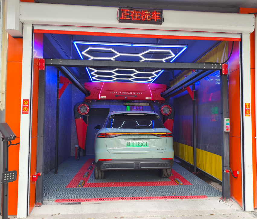 Installation at "Xiaohong AI Smart Car Wash" in Fengxian, Shanghai